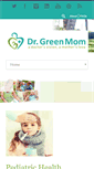 Mobile Screenshot of drgreenmom.com